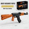 AWM & AK47 Scharfschützengewehr Bausteine Set - Detailliertes Replika Modellbausatz mit Ständer für Erwachsene Sammler DIY Projekt