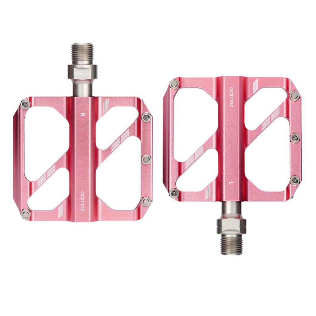 Bike Pedals Lightweight Triple Bearing Non-Slip Pins for Mountain Road Bikes