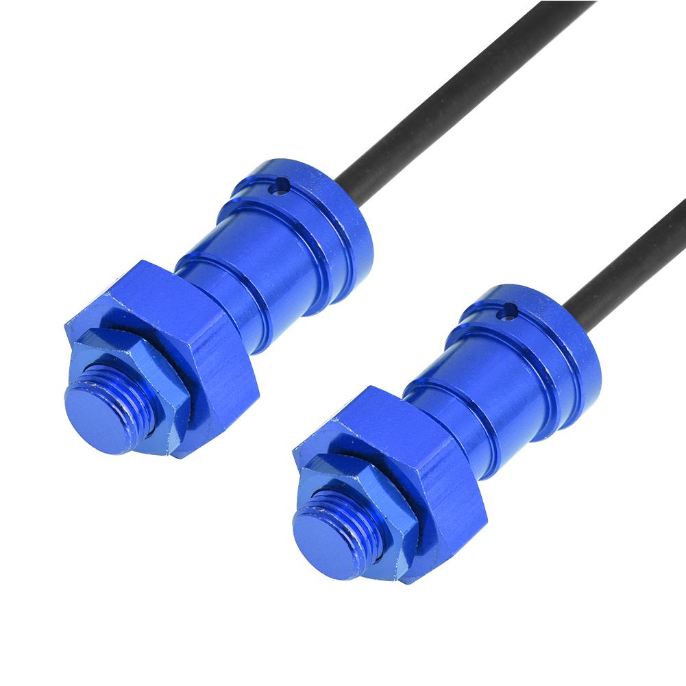 1pair Front Rear Drive Shaft CVD Dogbone Upgrade Part for TRAXXAS XMAXX 1 5 Car (Navy Blue)