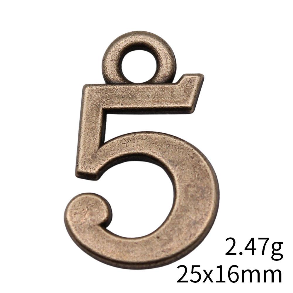 Thanksgiving Day Aesthetic Jewelry Charms Number Tag Charms Pendant Audience Woman Pendant