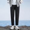 Spring and Summer Suit Pants Men's Pants Trendy Brand Drape Harlan Nine-point Pants Slim-fitting Non-ironing Pants Men's Casual Pants