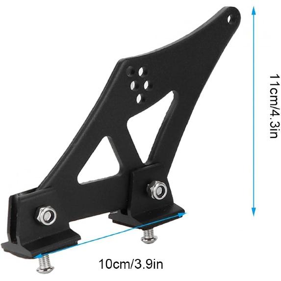 KIMISS Spoiler Mounting Brackets, 5" Universal Car CNC Aluminum Alloy Rear Wing Trunk Racing Tail Spoiler Legs Mount Brackets