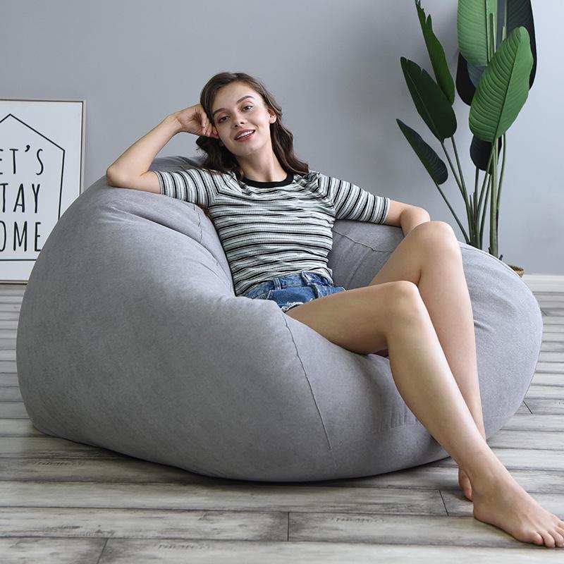 Available Removable & Washable Lazy Sofa Bean Bag Chair for Living Room, Bedroom, Balcony, Tatami, Bathhouse