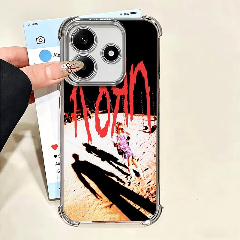 

K-Korns Rock Band Soft Phone Case For Xiaomi Poco X7 X8 Pro Max X6 X5 X3 F8 Ultra F7 M8 M7 M5S Redmi 15C 15A 15 14C 13C 12C 13 1 Xiaomi Redmi 15C