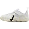 New Nike Low top Children's Basketball Shoes White Black Children Aged 3 7 Years Old IB4771-101