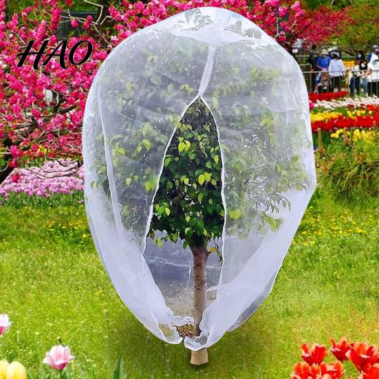 Plant Mesh Cover Bag Garden Insect-proof Full Protection Drawstring And Zipper Closure Pest Barrier for Fruit Tree Anti Birds Cicadas Blueberry Bushes