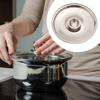Cooking Pot Lid Cover Replacement Stainless Steel Heavy Duty Household Cookware Skillet
