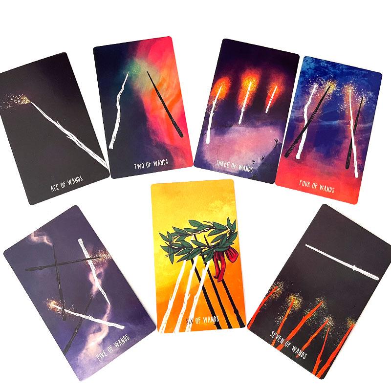 12x7cm Ethereal Vision Tarot Cards - Big Rabbit Christmas Eve Illusion Abyss