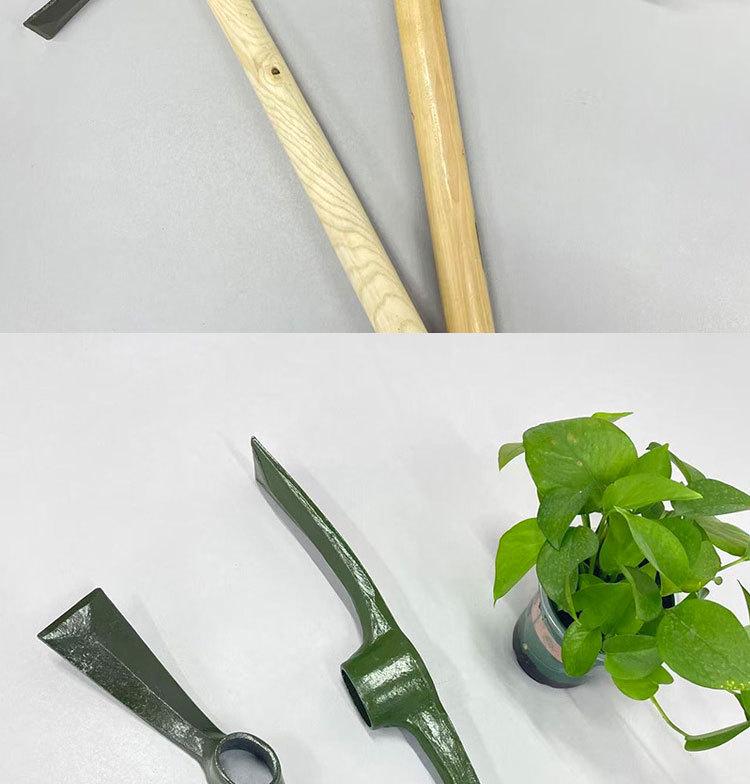 All-Steel Multifunctional Pickaxe Hoe for Digging and Gardening