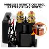 Wireless Remote Control Battery Relay Switch Car Starter, Remote Battery Disconnect Switch, Remote Start & Warm-Up/Cool-Down 12v
