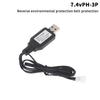 7.4V (3.7V X2) Usb Charger Cable Sm-4P Li-Ion Battery Electric Forward/Reverse Rc Toys Car Boat Usb Charger