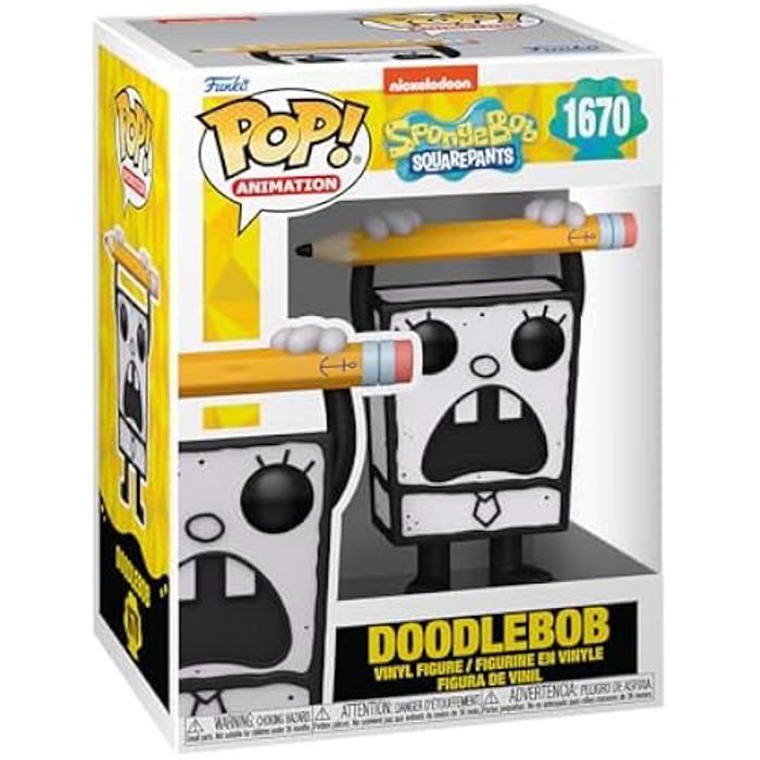 Figurine - Funko Pop! - Doodlebob - 9,5 cm - Vinyle de Qualité - Cadeau Idéal