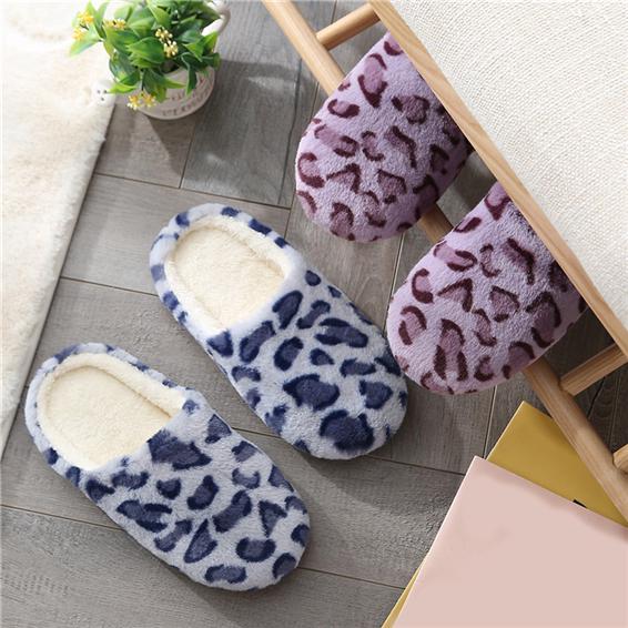 Soft Sole Indoor Slippers Warm Fleece House Shoes for Wood Floor Heating Home Cozy Non-Slip Slippers