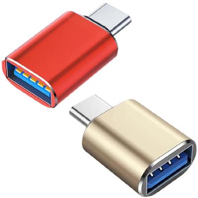 Durability Aluminum Alloy USB C To USB 3.0 OTG Adapter Type C Charging Cable For On The Go Data Access Peripheral Use