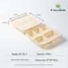 Biodegradable Corn Starch Disposable Food Container (200 Sets)
