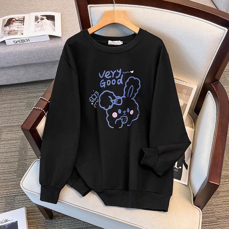 Plus Size 200-350 Jin Loose Autumn Hoodie - Bust 150/160 (Model 6072)