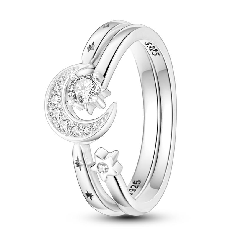 Genuine Copper Ring Design For Woman Star Cat Butterfly Zircon Authentic Rings Wedding Anniversary Present Choice Jewelry Creation