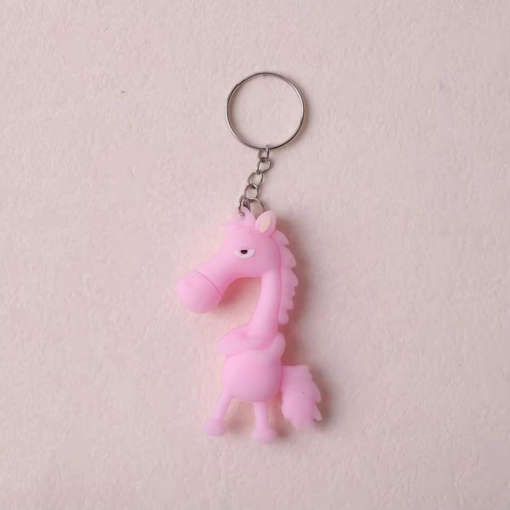 2026 Horse Mascot Keychain Accessories Cartoon Car Key Chains  Christmas Gifts