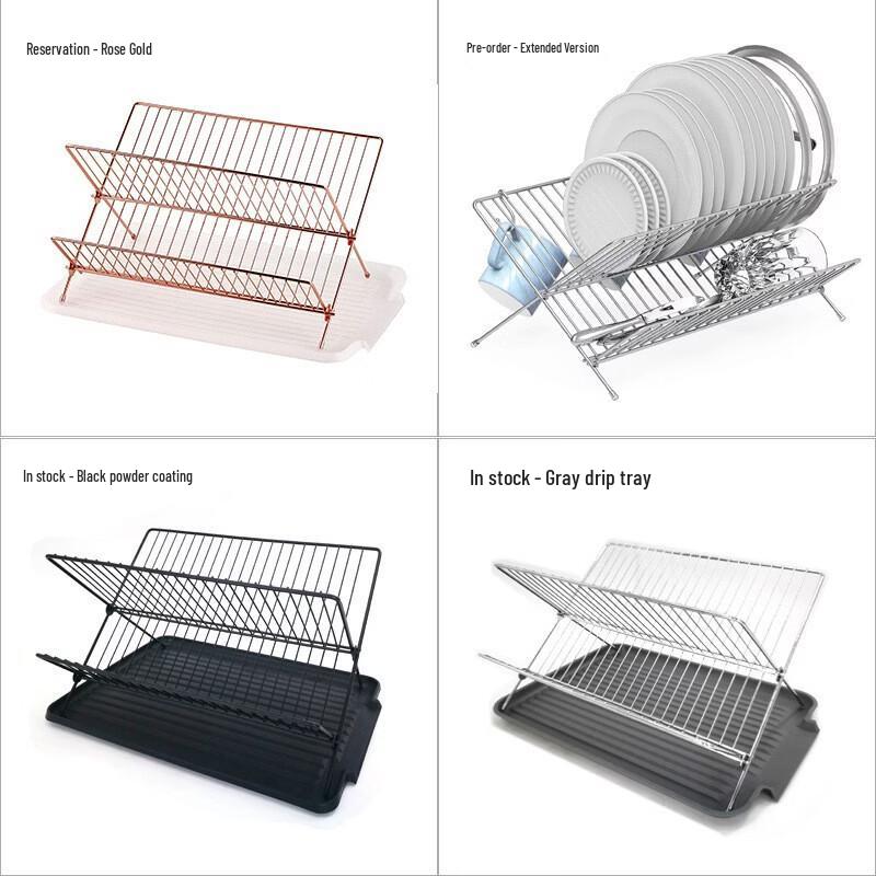 Foldable Kitchen Dish Drying Rack