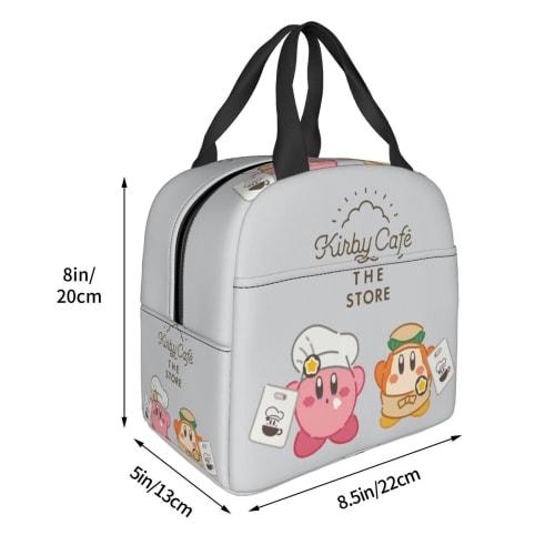 Ka-bi Insulated Lunch Bag with Clasp, Black, Bento Box, Insulated, Cooler Bag with Zipper, Compact, Soft Cooler Bag, Tote/Eco Bag