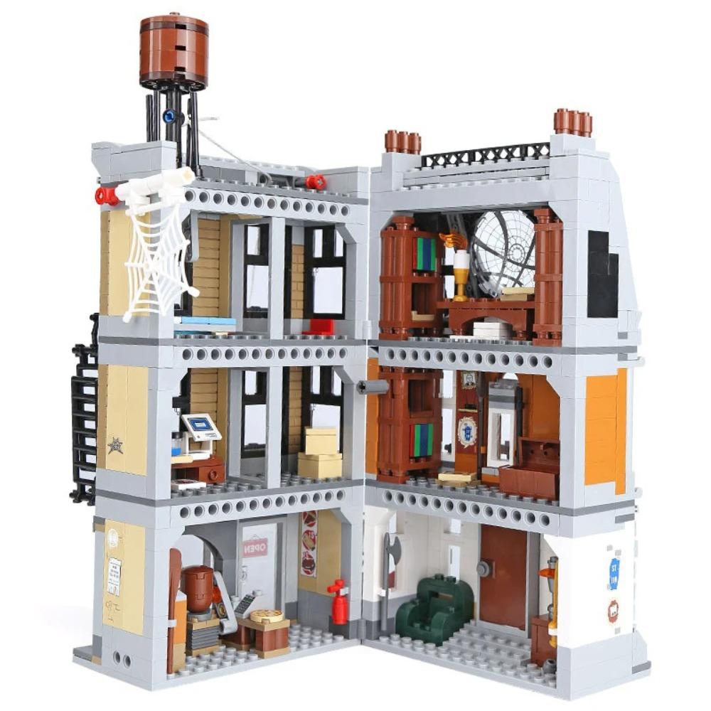 Hero Series Sanctuary Sanctuary Showdown Building Blocks Sets 76108 Compatible with Legoed Particles Suitable for Christmas Gift