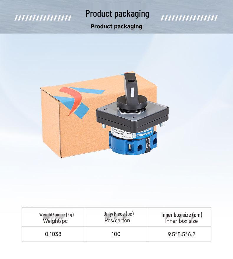 Zhuochao SZW26-20/N11.1 Double-Throw Universal Changeover Switch