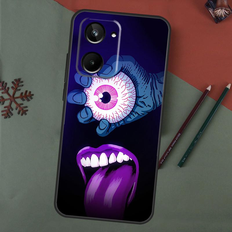 

Hands with eyes For Realme GT Neo 5 3 2 T 8 9 10 11 Pro Plus C11 C15 C21 C25 C30 C31 C33 C35 C55 C21Y Case Realme 11 Pro Plus