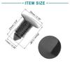 ACROPIX Bolt Rivet Fastener Mudguard Bumper Retainer Clip for GM 11mm Hole Diameter Black 30pcs