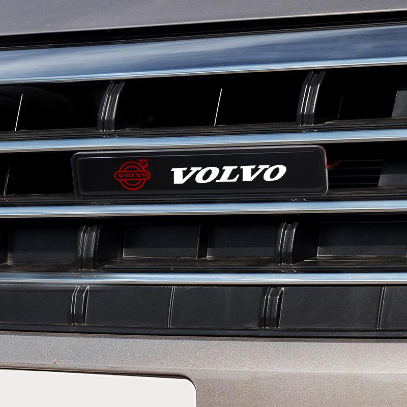 Luz Decorativa para Coche LED Emblema Insignia Decoración de Rejilla del Capó Delantero Para Volvo 240 C70 S40 S50 S60 S70 S80 S90 V40 V50 V60 V90 XC40 XC60 XC90 Camión Vnl