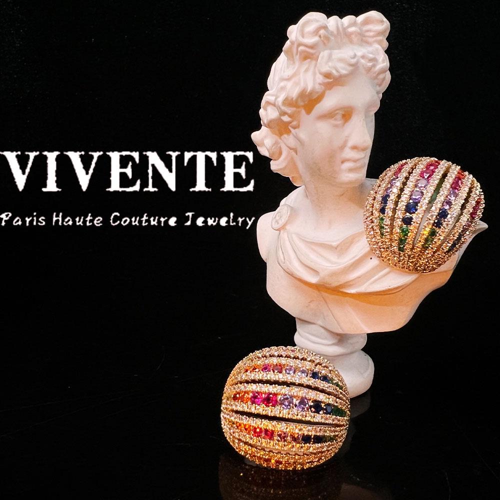 Boucles d'oreilles puces rétro en zircon 5A plaqué or: Design Unique, Luxueux, Haut de Gamme