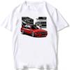 Retro Germany EUDM - E34 M5 Tshirts Summer Men Short Sleeve Old Legend E30 M3 Classic Car T-Shirt Boy Casual Tops Man White Tees