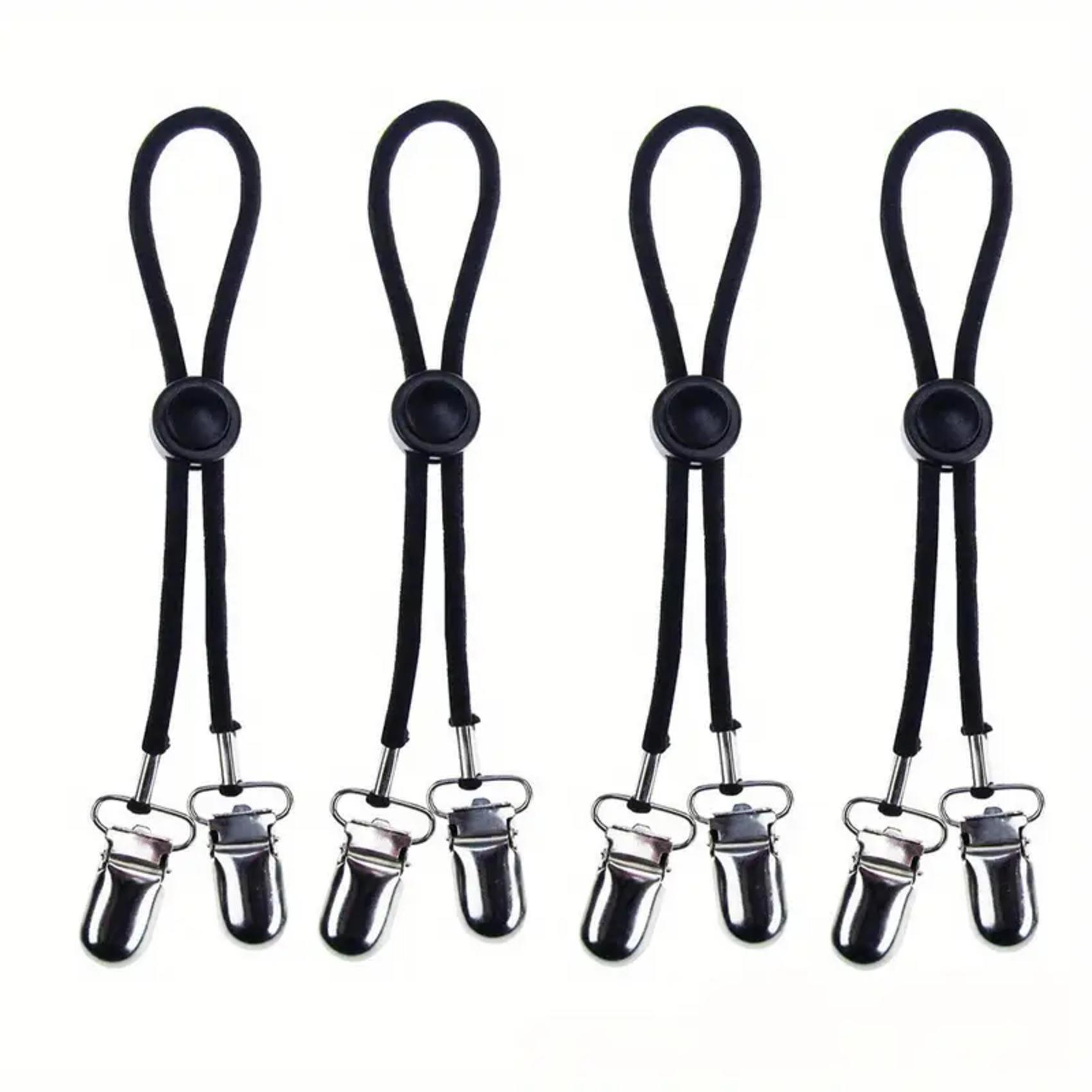 

4 шт. Регулируемые эластичные зажимы Нескользящий захват Нейлоновые ремни Постельное белье Подушки для дивана Чехлы для автомобильных сидений Брезенты Смешанные цвета Держатель для простыни