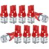 10PCS 194 LED Light Bulbs, License Plate Light Bulb, 6000K T10 168 2825 W5W 5SMD 5050 Chipsets Super Bright LED Replacement, 12V Wedge Bulb for Car