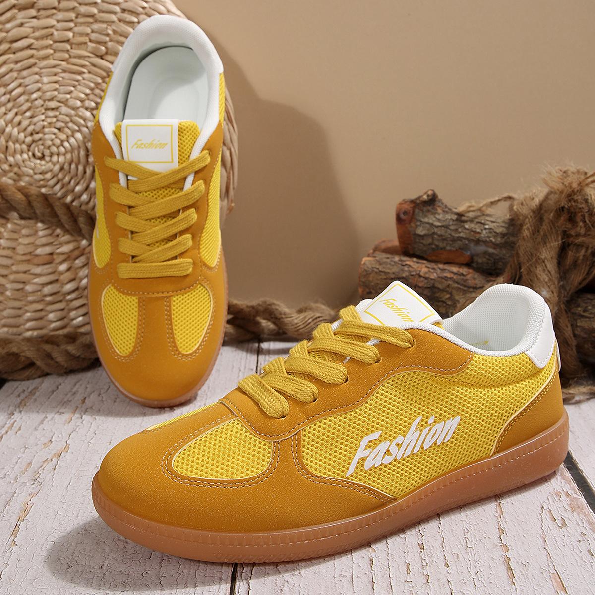 Large size shoes retro German training shoes spring new soft-soled casual flat baseplate shoes 35