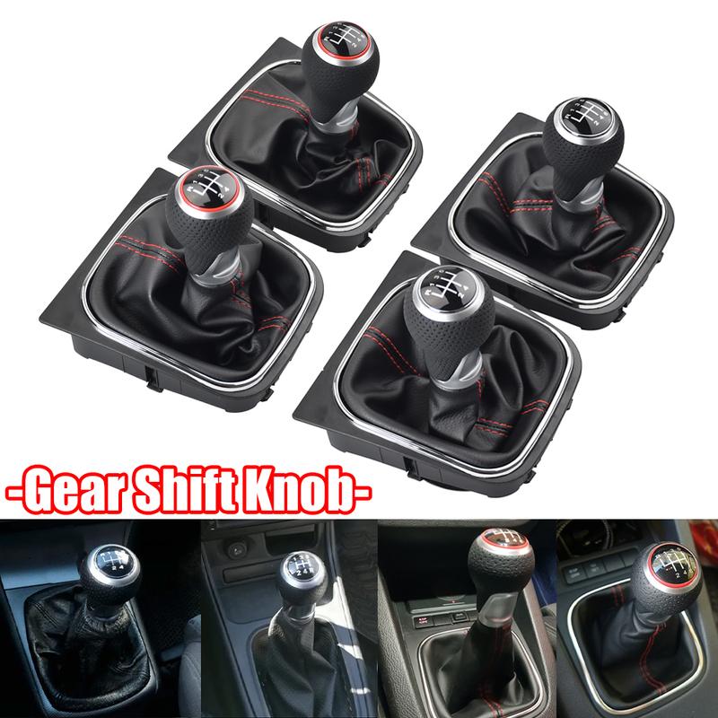 5 6 Speed Gear Shift Knob For VW Golf 5 MK5 Rabbit Jetta 2004 2005 2006 2007 2008 2009 Volkswagen Golf 6 Jetta MK6 2010-2014