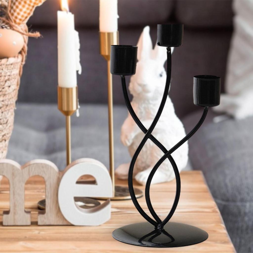 Candle Holder for Pillar Candles Stick Retro Table Centerpiece Ornament Living