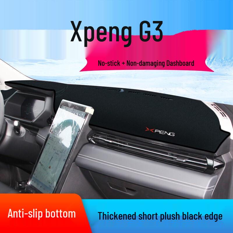 Sunshade Pad for 2022 Xiaopeng G3/G3i: Center Console Dashboard Protector, Heat Insulation, UV Blocker