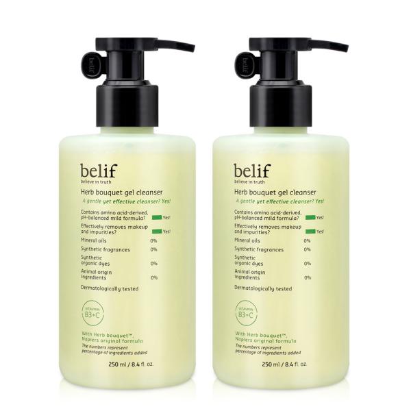 belif herb bouquet gel cleanser 250mlx2