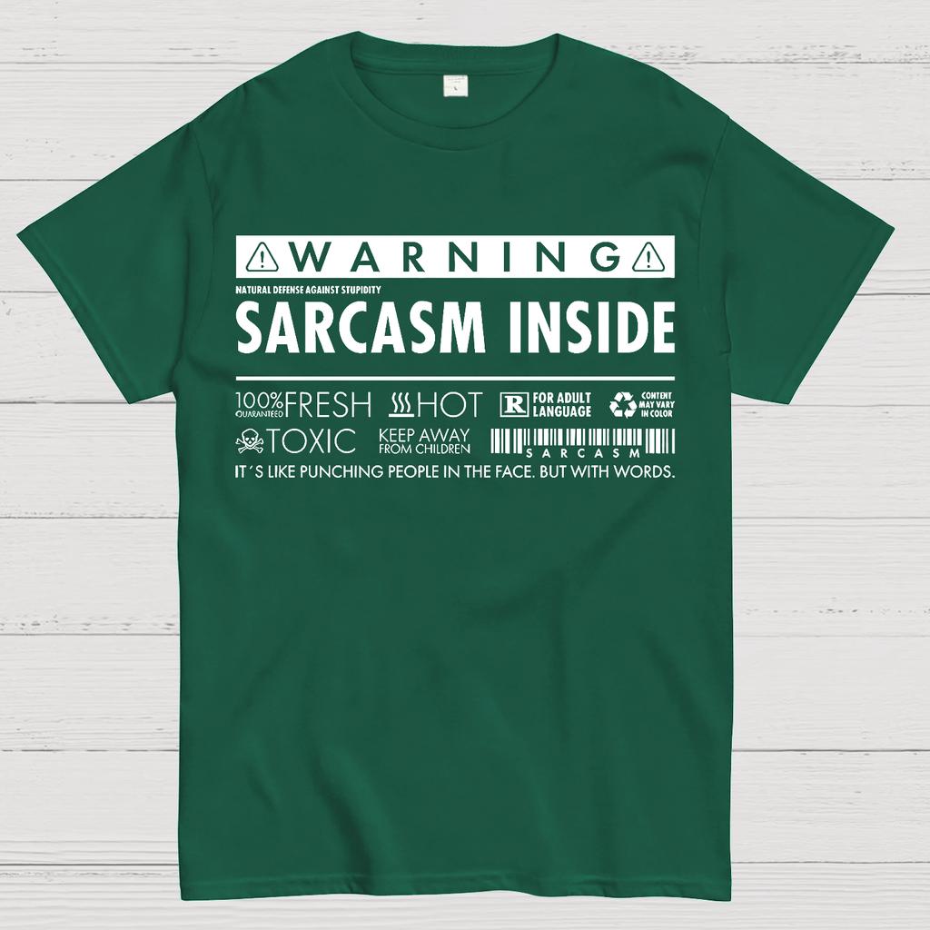 Sarcasm Inside Cotton Summer Casual Cool Loose T-Shirt