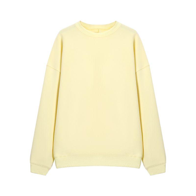 

Желтый Ранняя Осень Новое Поступление Свободный Повседневный Свитшот с Длинным Рукавом Yellow M