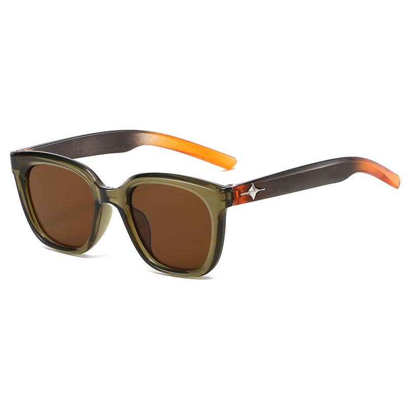 New European and American Style GM Women's Korean-style Sunglasses with Large Frames for Square and Round Faces, Slimming Effect, Fashionable Retro