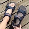 Nuovi Sandali Estivi da Uomo Outdoor Classici Morbidi Taglia Grande Sandali da Spiaggia Scarpe da Guado con Plateau Sneakers da Uomo Sandali Romani Antiscivolo