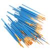 50Pcs Paint Brush Set Nylon Bristles Multiple Models Strong Adsorption Art Paint Brush Set for Watercolor Oil Painting