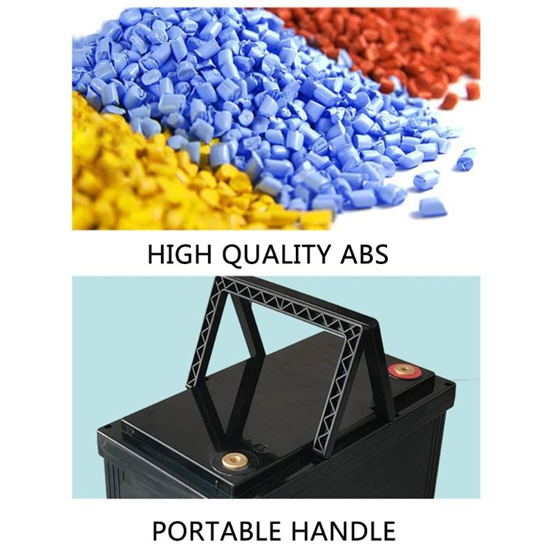 12V 90AH Battery Holder with Easy Carry Handle and Superior Insulation Portable Empty Container
