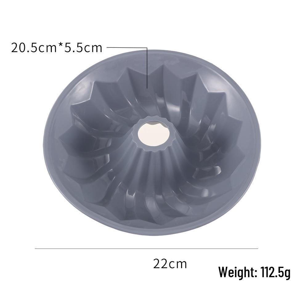 Silicone Chiffon Cake Baking Mold - Spiral, Round, Square, Large Mousse Design