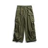 Autumn loose overalls men's and women's cityboy tide brand three-dimensional pocket adjustable tied feet casual trousers