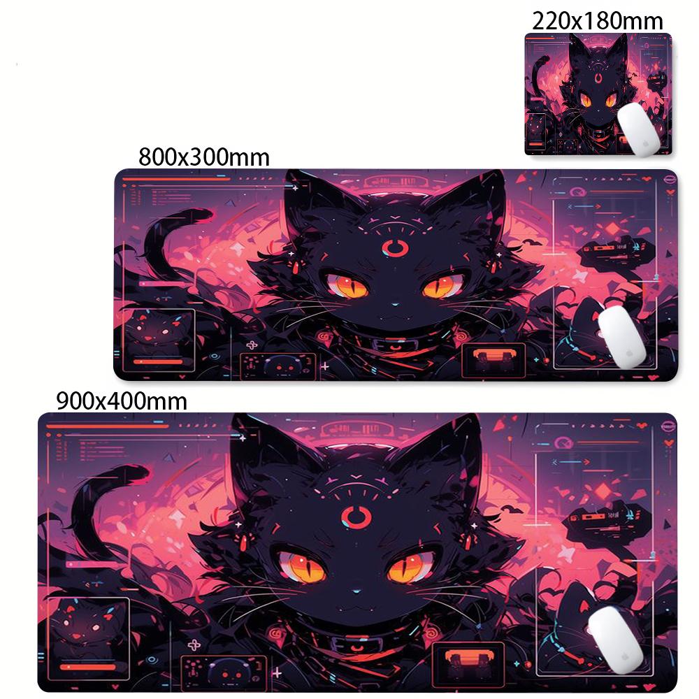 Anime Cute Computer XXL Mausepad Kawaii Cartoon Cat Mousepad Company Deskmat xcm Large Cushion Office Accessories Carpet