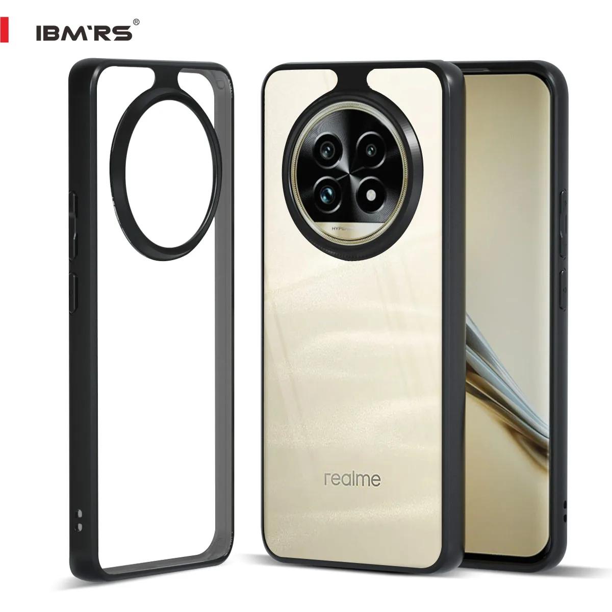 

(Comes with wrist strap)IBMRS for Realme 13 Pro+ 5g Case,camo Clear transparent phone protection shell transparent прозрачный