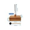 Steel Tuning Fork Set: 256Hz, 512Hz, 440Hz with Hammer - Perfect for Junior High School Physics and Acoustics Experiments