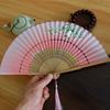 Folding Fan, Ancient Style Folding Fan, Classical, Compact, Retro, Hanfu, Portable, Silk Fabric, Durable for Women